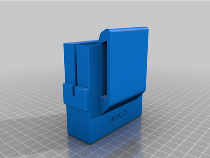 reforçado akm cinto mag bolsa olho azul 3d print model - Mito3D