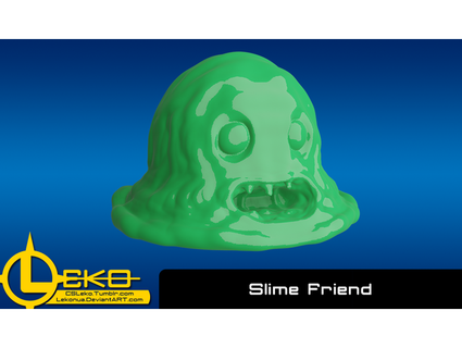 slime friend cs leko 3d print model - Mito3D