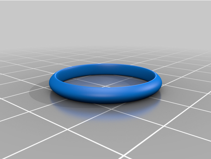 ring sizer plain rings sizes 5 - 135 propsandtabletop 3d print model - Mito3D