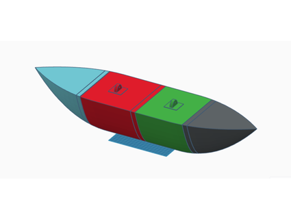 kayak canoe outrigger stabilizer yakoholic 3d print model - Mito3D
