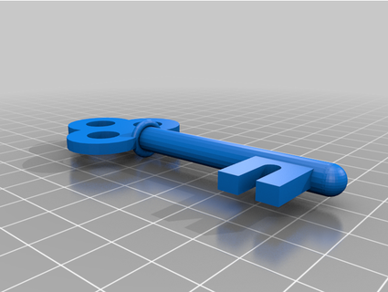 Cendrillon grenier clé gabriferrée 3d print model - Mito3D