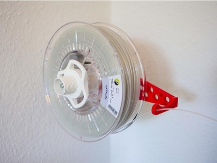 filament guide wall mounted spool jpy 3d print model - Mito3D