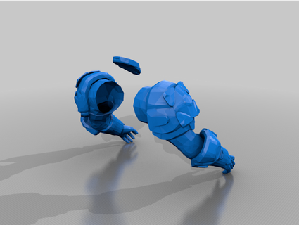 destin 2 opulent duelliste Titan armure supergtroyer 3d print model - Mito3D