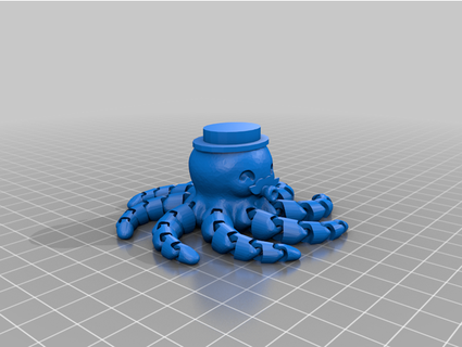 gentleman octopus makersforchange 3d print model - Mito3D