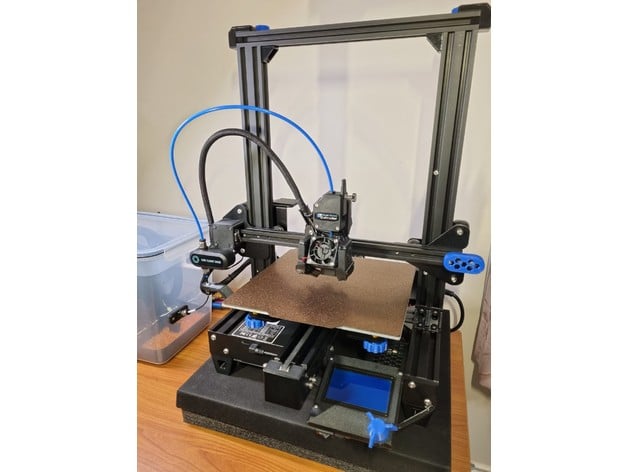 bmg manejo directo adaptador ender 3 Pro remezclar miedo diseño tremendamente 3D print model - Mito3D