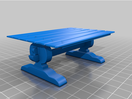 medieval table cjdobbins 3d print model - Mito3D