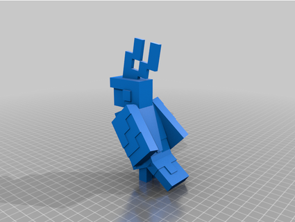 Papagei Minecraft Zinn 3d print model - Mito3D