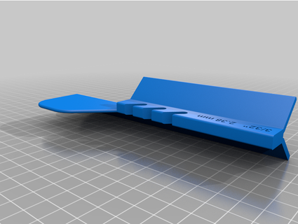 model rocket fin jig template 3 32 fins concretebox 3d print model - Mito3D