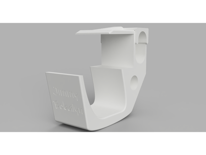25mm desk cable clip - 20mm backset jimmybobalyn 3d print model - Mito3D