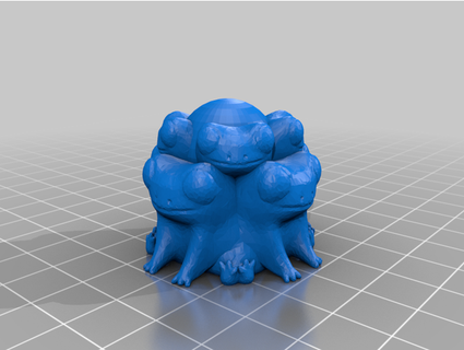 fred frog conjoined octuplets avedsodah 3d print model - Mito3D