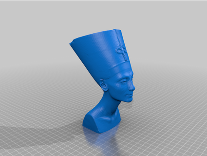 Nefertiti büst 3dprintoutz4u 3d print model - Mito3D