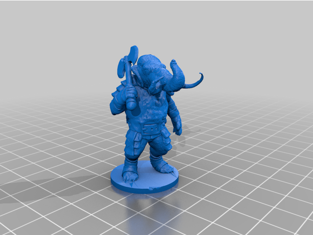 wooly loxodon ckennewick 3D print model - Mito3D