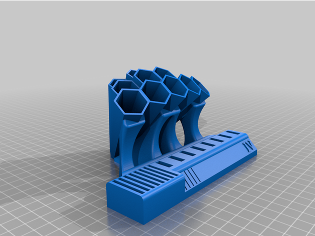 all in one scrivania organizzatore troppo tardi 3D print model - Mito3D