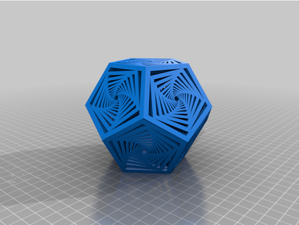 dodecahedron lampshade lantern jayleenli 3d print model - Mito3D