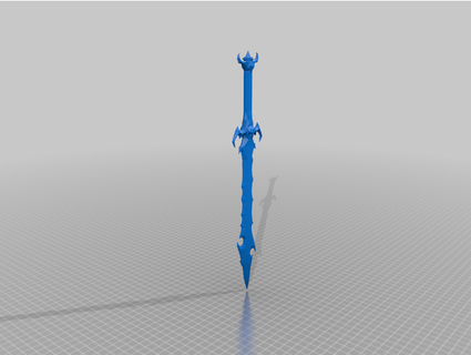 daemon sword tedcase 3d print model - Mito3D