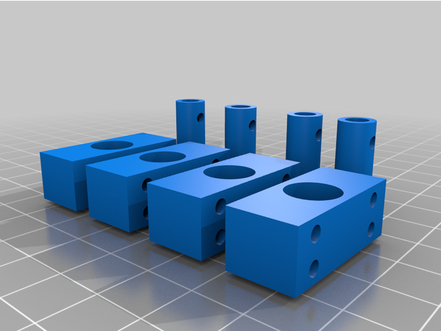 rc reboque eixo blocos rolamentos flybee123 3D print model - Mito3D