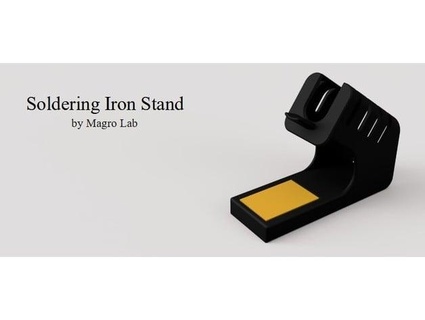 soldering iron stand magro lab 3d print model - Mito3D