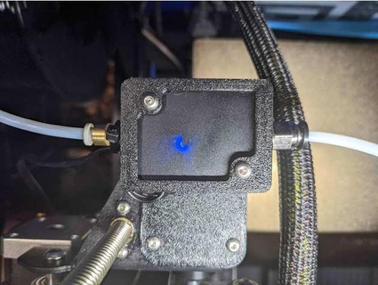 creality filament sensor cover mounting plate cyondil 3d print model - Mito3D