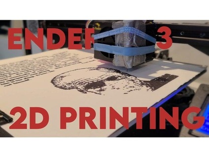 ender 3 2d printing noah makes things 3d print model - Mito3D