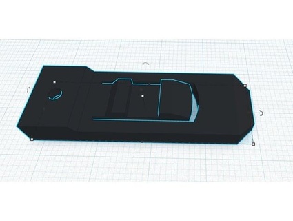 kürek çekmek yazı tahtası Emniyet yüzgeç klips jerri7 3d print model - Mito3D