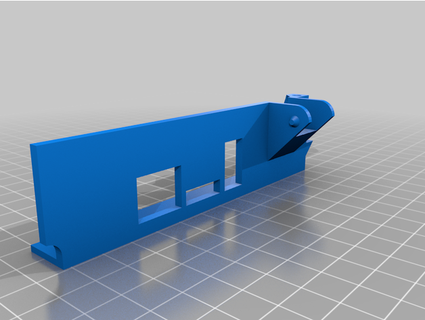 ender 3 rear case skr 2 bed cable chain mount dotdash32 3d print model - Mito3D