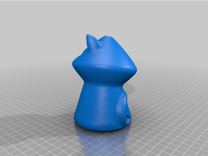 mapache lámpara reverencia 3d print model - Mito3D