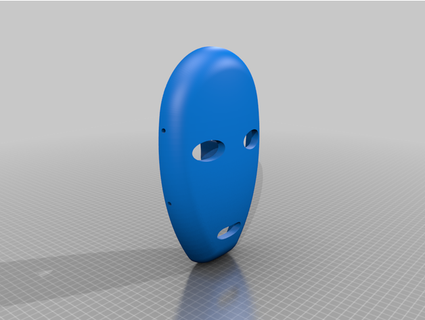 maske saygı 3d print model - Mito3D