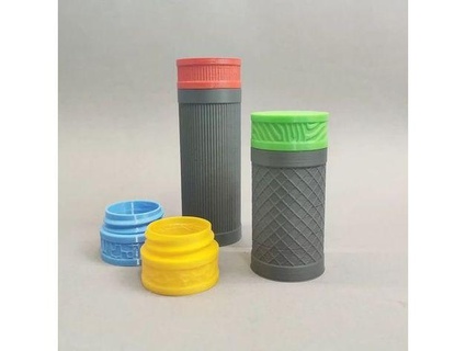 compact threaded container namurei 3d print model - Mito3D