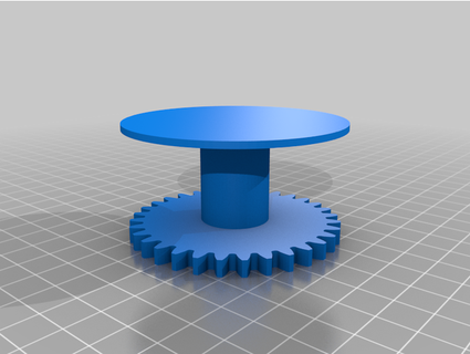 rotating platform w handle dec0de 3d print model - Mito3D