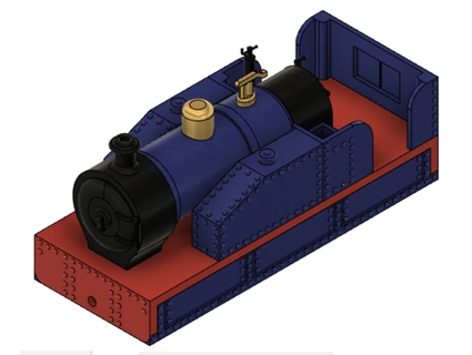 modular 009 locomotora detalle partes modelos argwin 3d print model - Mito3D