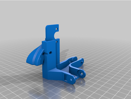 voxelab Águila 90 licenciatura filamento guía rail remezclar Clayton 3d print model - Mito3D