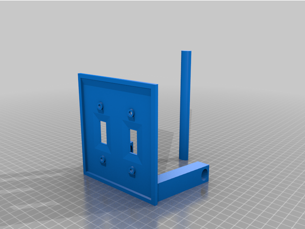 switch cover tower hanger shawncao 3D print model - Mito3D
