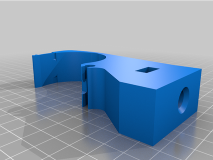 d50 pipe clamp support nitocris 3d print model - Mito3D