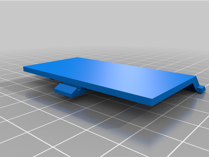 pelouze pe10 balance battery cover lukfloss 3d print model - Mito3D