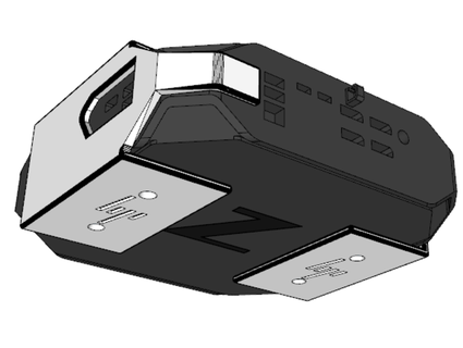 hp z2 mini pc under bench mount güç arnio 3d print model - Mito3D