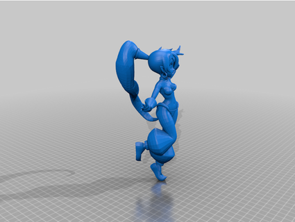 Shantae lozamded 3d print model - Mito3D