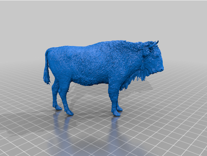 europeo bisonte sabio natural historia museo viena enzi1984 3d print model - Mito3D
