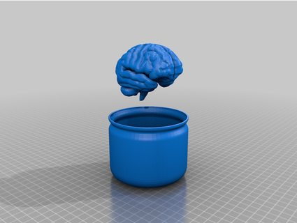 beyin kavanoz jimjimjimmyjim 3d print model - Mito3D