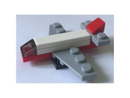 mini lego airplane rgodim 3d print model - Mito3D
