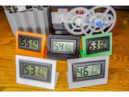 simples higrômetro termômetro ficar pé Tóquio pássaro 3d print model - Mito3D