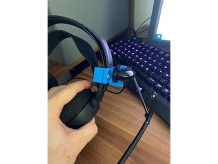 trackir magnetic headset mount timiracer1 3d print model - Mito3D