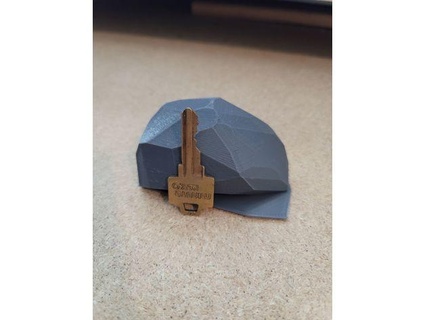 escondido chave artificial Rocha makerforg3d 3d print model - Mito3D