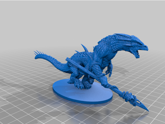 Reptilien Zentaur ckennewick 3D print model - Mito3D