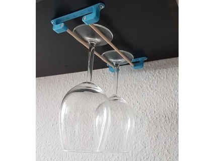wineglass holder 0mma 3d print model - Mito3D