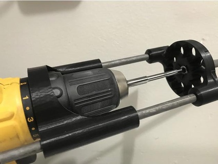 hand held drill jig 22 liner protouniverse 3d print model - Mito3D