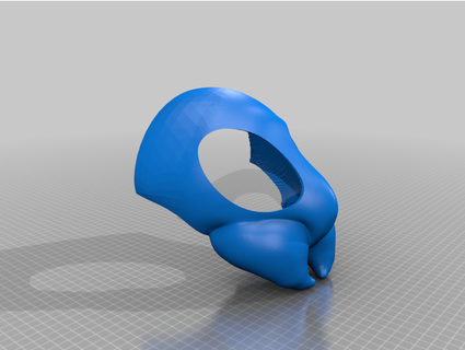 insect headbase spuzzle 3d print model - Mito3D