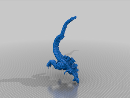 canela Godzilla atômico respiração ghidorahandgodzillafanthe23th 3d print model - Mito3D