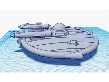 lindberg flying saucer knottyprof 3d print model - Mito3D