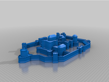 large castle v1 supports needed 3dprintoutz4u 3d print model - Mito3D