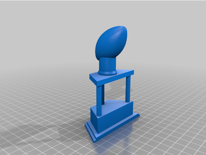 fantasy football trophy arprints 3d print model - Mito3D